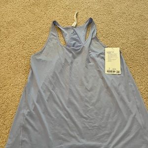 Lululemon Essential pleated tank, NWT, color tag “LAVD”